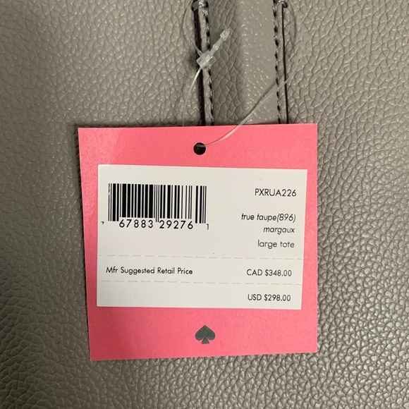 Brand New (NWT) Kate Spade Faux Leather Large Tote - Picture 3 of 3